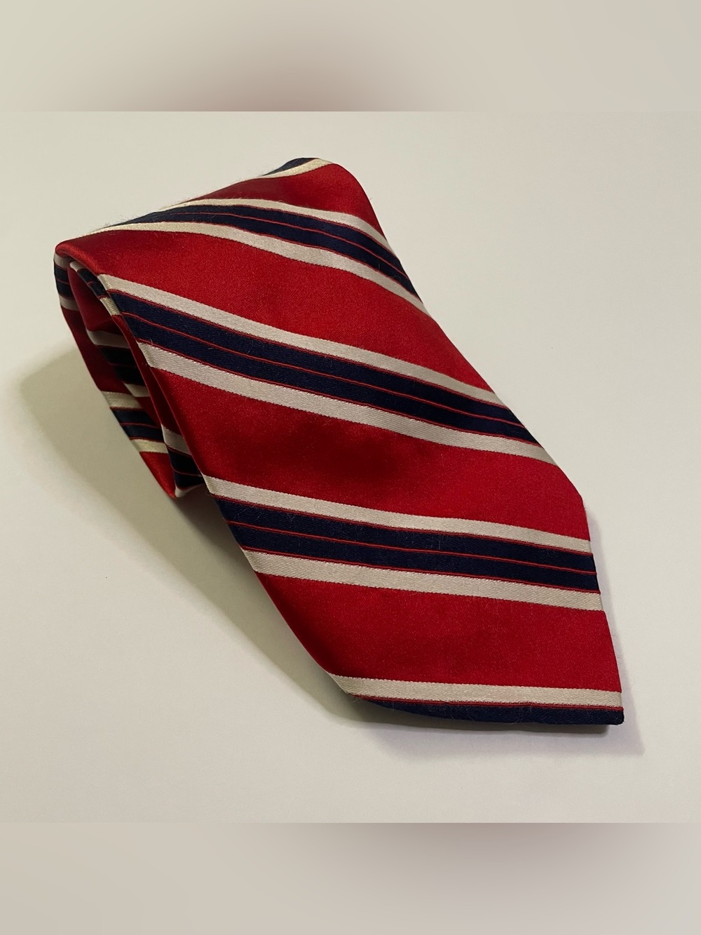 Vintage Tommy Hilfiger Classic Striped Silk Tie